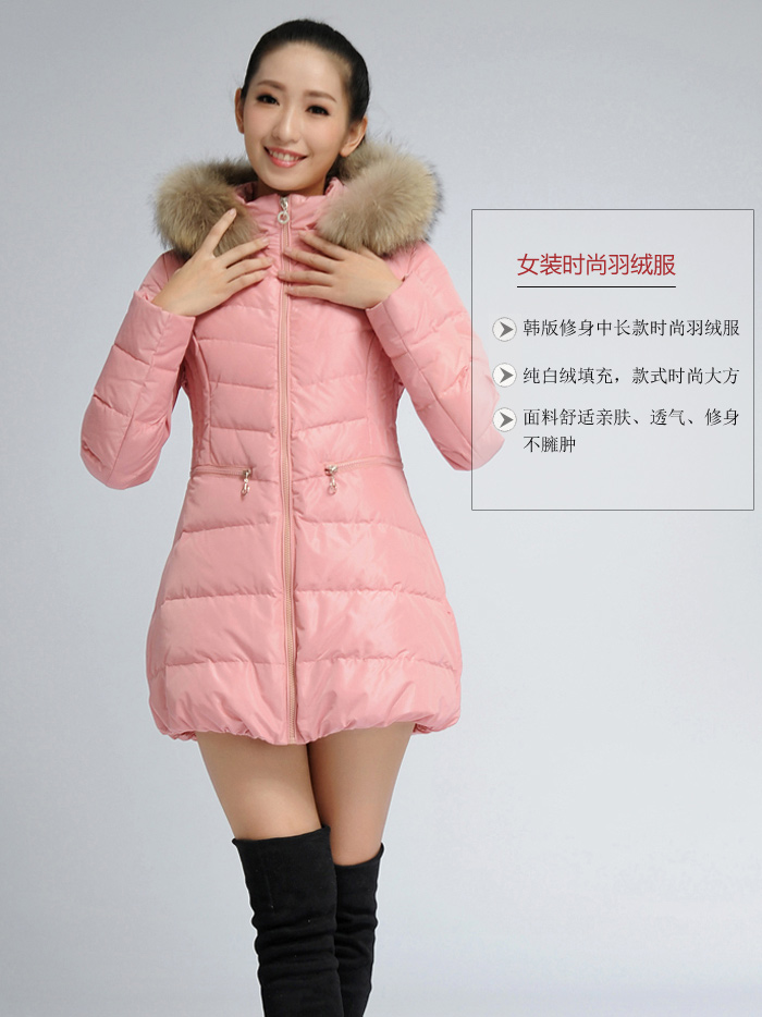 女装时尚羽绒服（垂直修身）