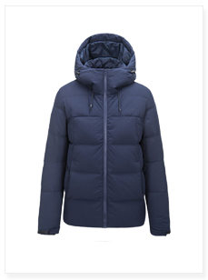 中高端羽绒服工厂 连帽爱彩网81881加工